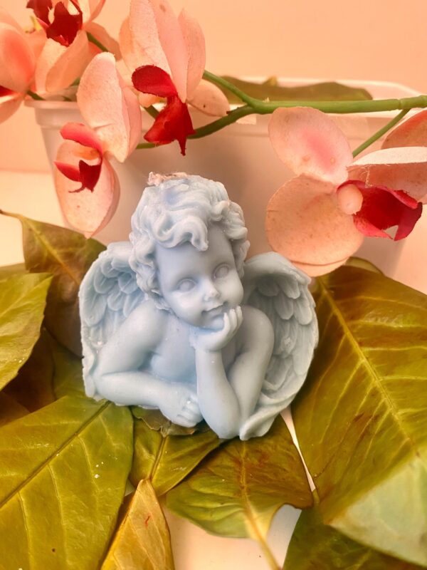 Venetian collection - Baby Cherub Eros Decorative Figure Candle - Image 2