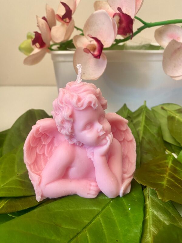 Venetian collection - Baby Cherub Eros Decorative Figure Candle - Image 3