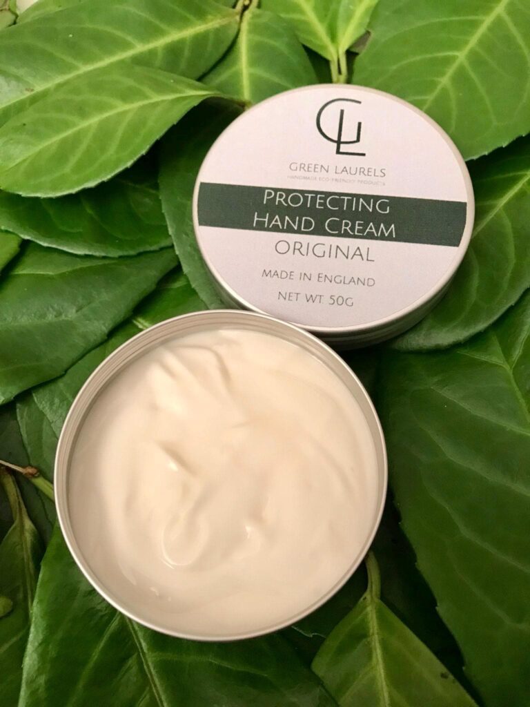 natural hand cream and lip balm