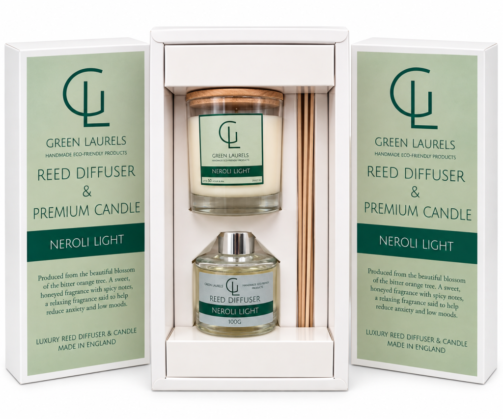 Neroli Light Luxury gift Box for Soy candle and Reed diffuser